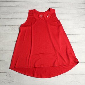 Athletic Works Women's Athletic Tank Top Size M Racerback Red